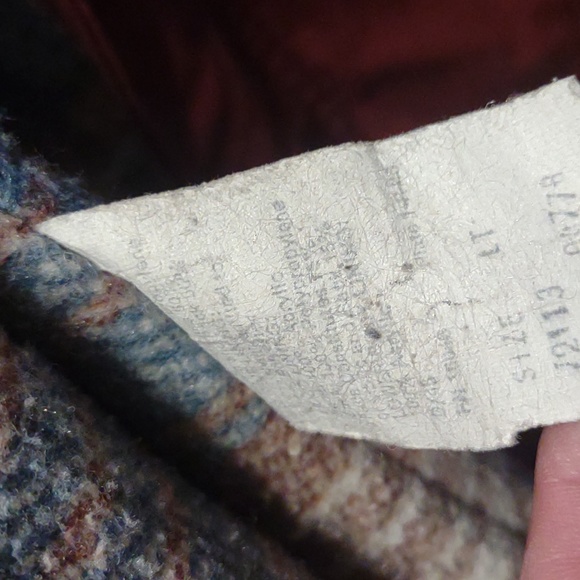 Vintage Sears chore Barn jacket coat blanket lined LG long trench 60s workwear - Picture 11 of 14